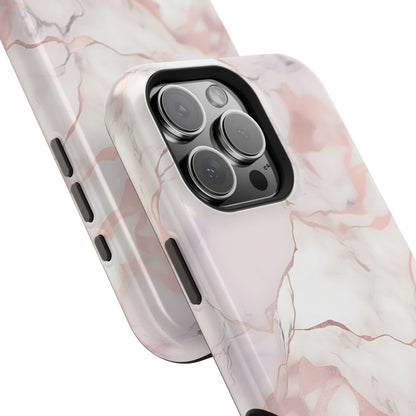 Blush marble MagSafe iPhone case — view 4