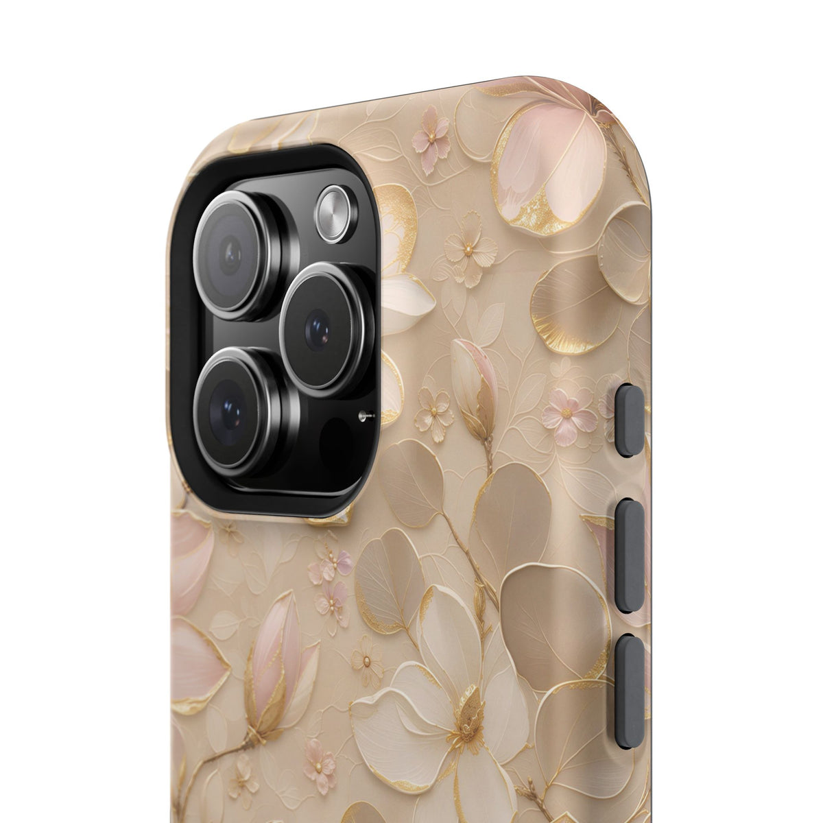 Gilded Magnolia Phone Case — MagSafe Compatible