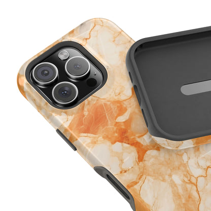 Apricot marble MagSafe iPhone case — view 8