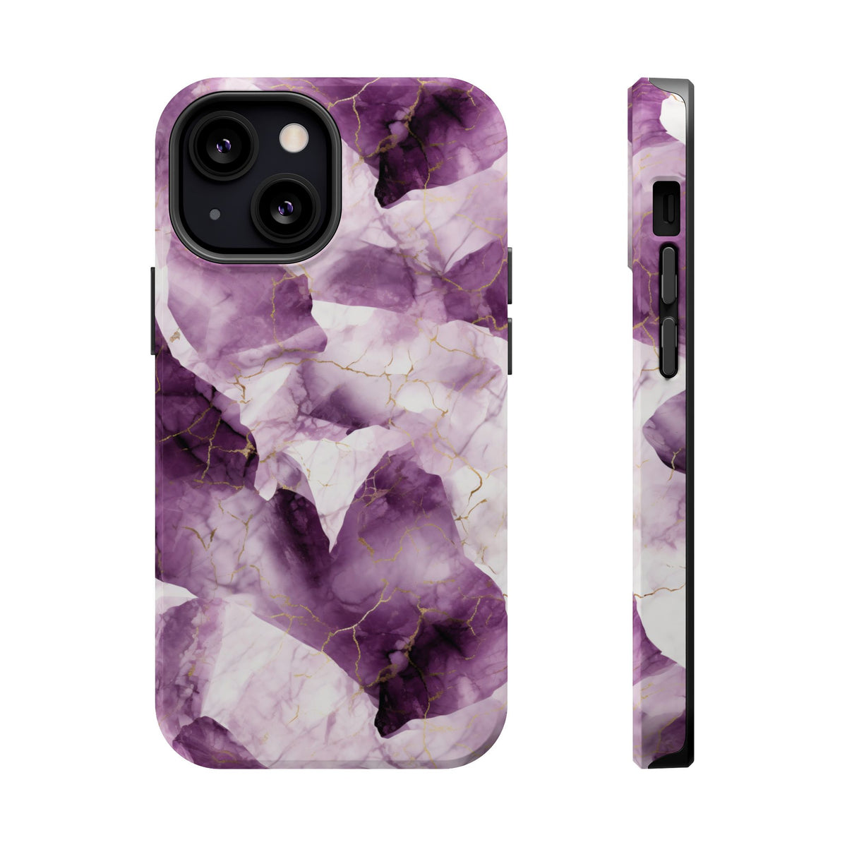 Amethyst marble MagSafe iPhone case — view 19