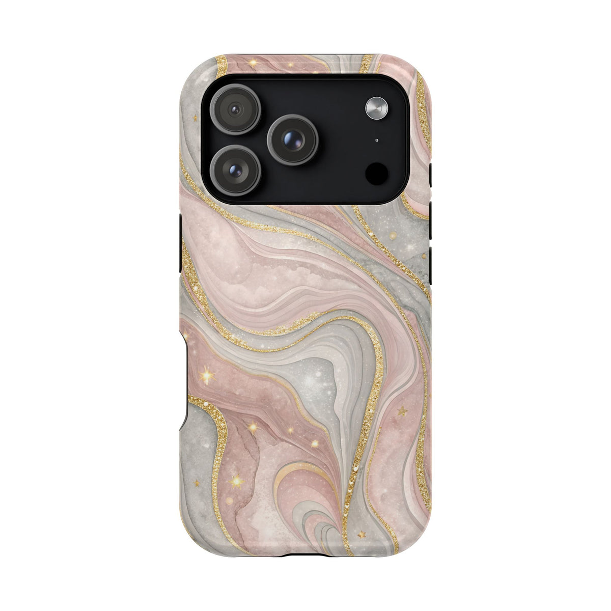 Rose quartz marble MagSafe iPhone case — view 19
