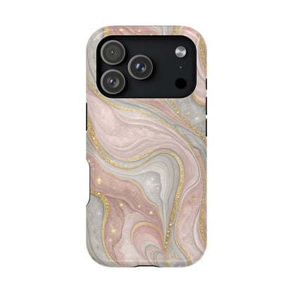 Rose quartz marble MagSafe iPhone case — view 19