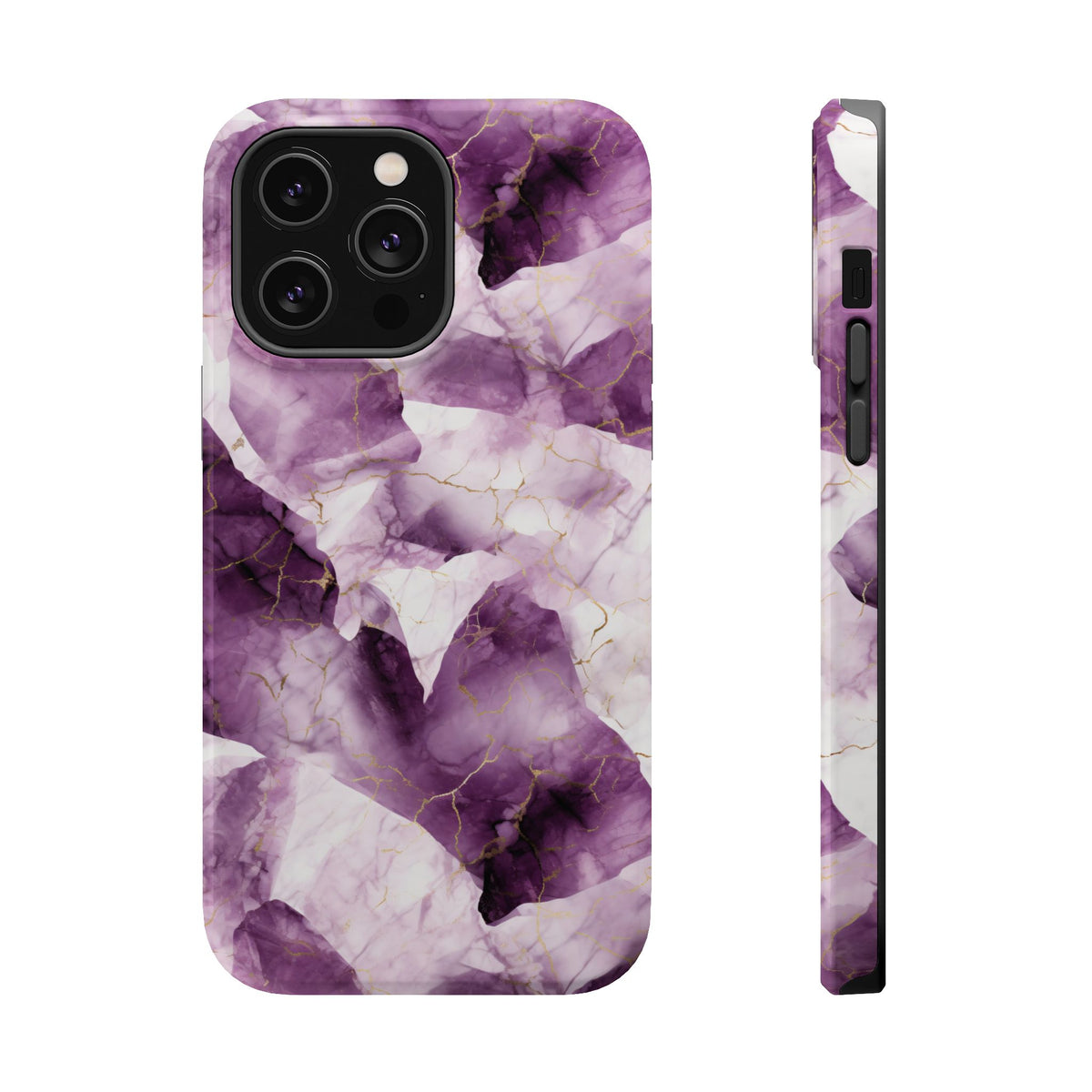 Amethyst marble MagSafe iPhone case — view 17