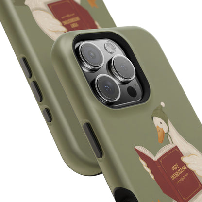 Reading Duck Phone Case — MagSafe Compatible