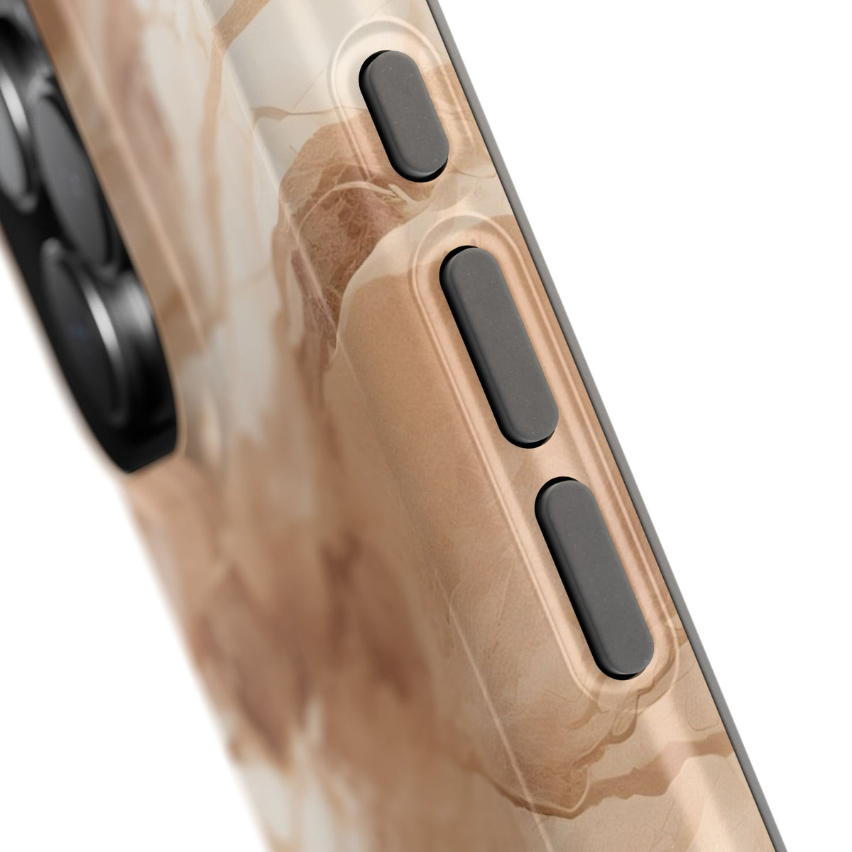 Caramel marble MagSafe iPhone case — view 38