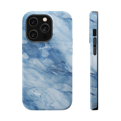 Blue marble MagSafe iPhone case — view 6