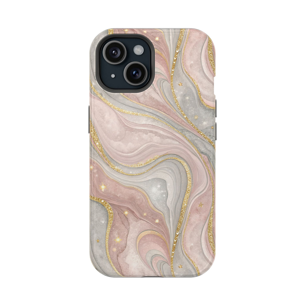 Rose quartz marble MagSafe iPhone case — view 12