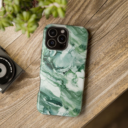 Jade marble MagSafe iPhone case — view 34