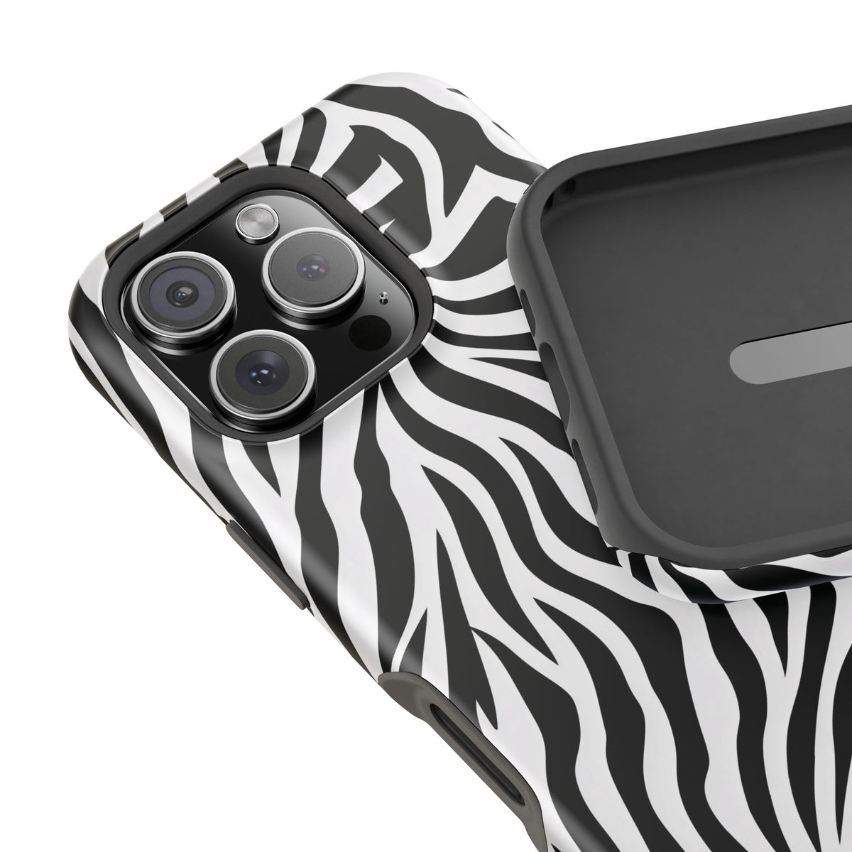 Zebra Stripe Phone Case — MagSafe Compatible