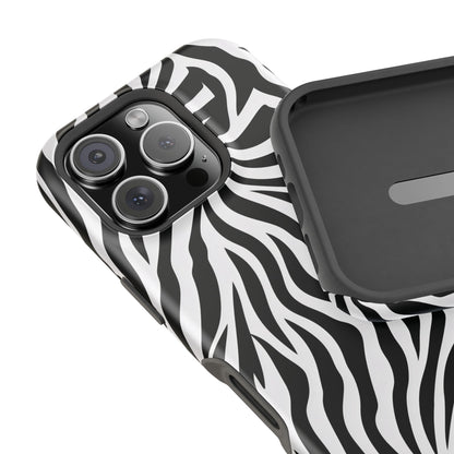 Zebra Stripe Phone Case — MagSafe Compatible