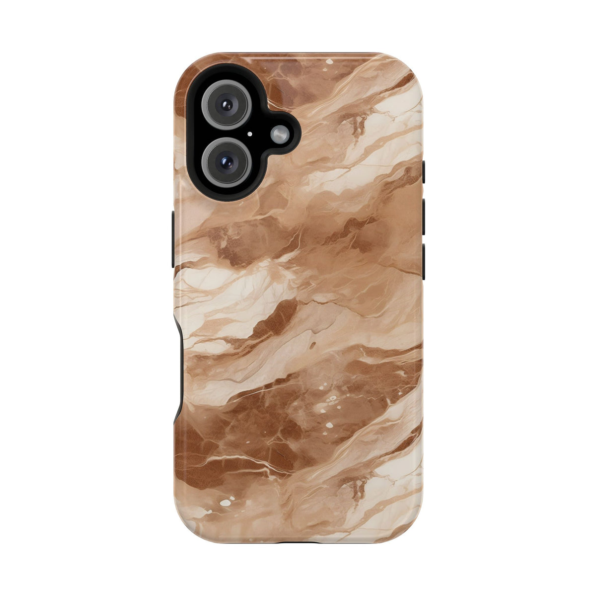 Caramel marble MagSafe iPhone case — view 2