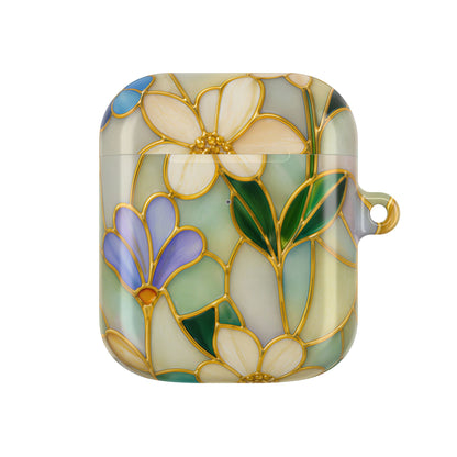 Stained Glass Floral AirPods Case
