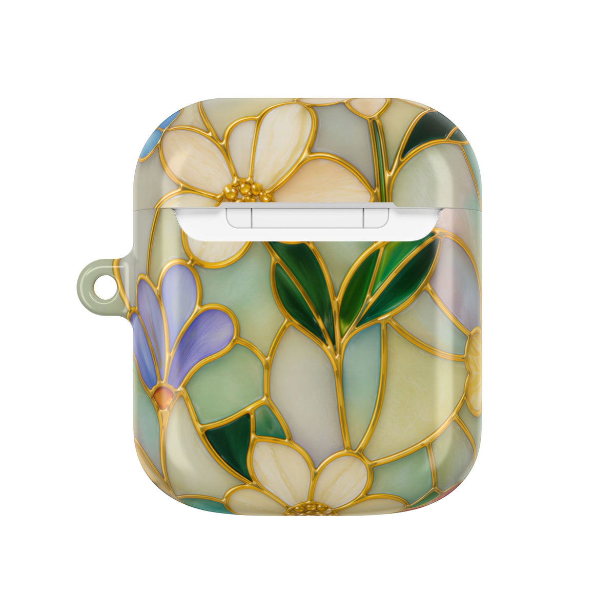 Stained Glass Floral AirPods Case