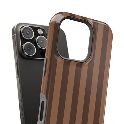 Brown monogram iPhone case, glossy