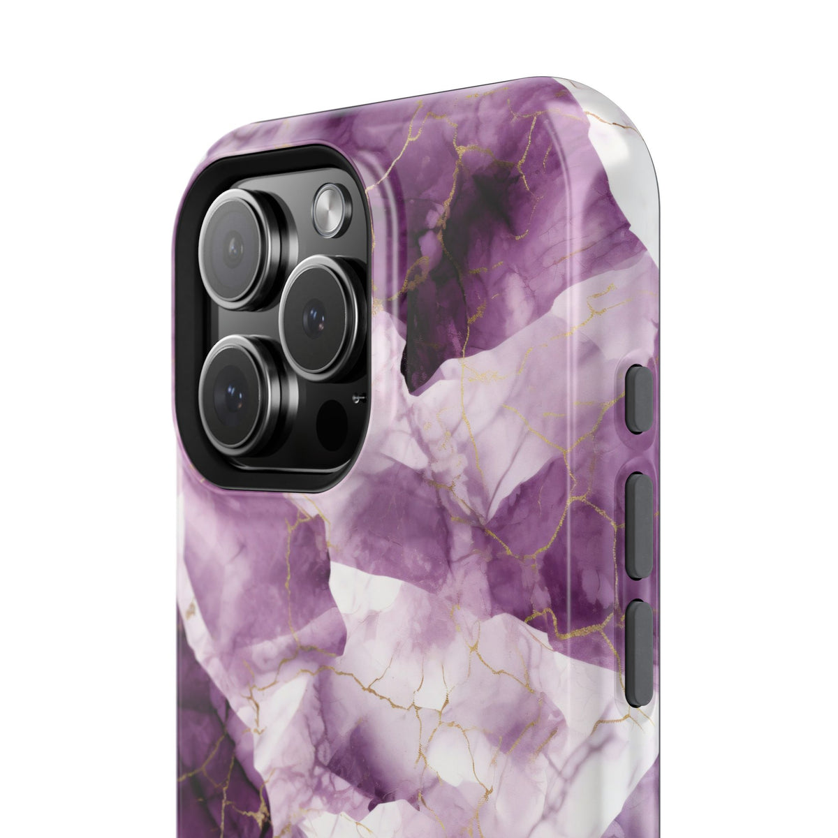 Amethyst marble MagSafe iPhone case — view 7