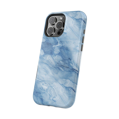 Blue marble MagSafe iPhone case — view 33