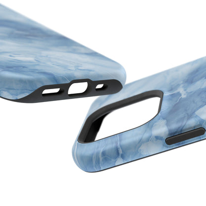 Blue marble MagSafe iPhone case — view 4