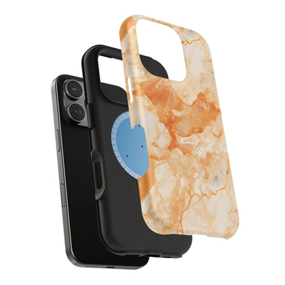 Apricot marble MagSafe iPhone case — view 3
