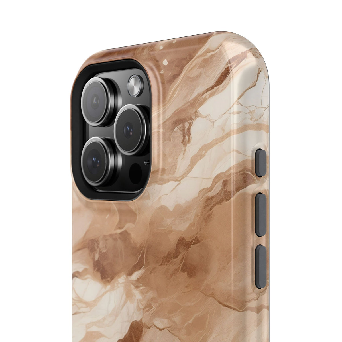 Caramel marble MagSafe iPhone case — view 36