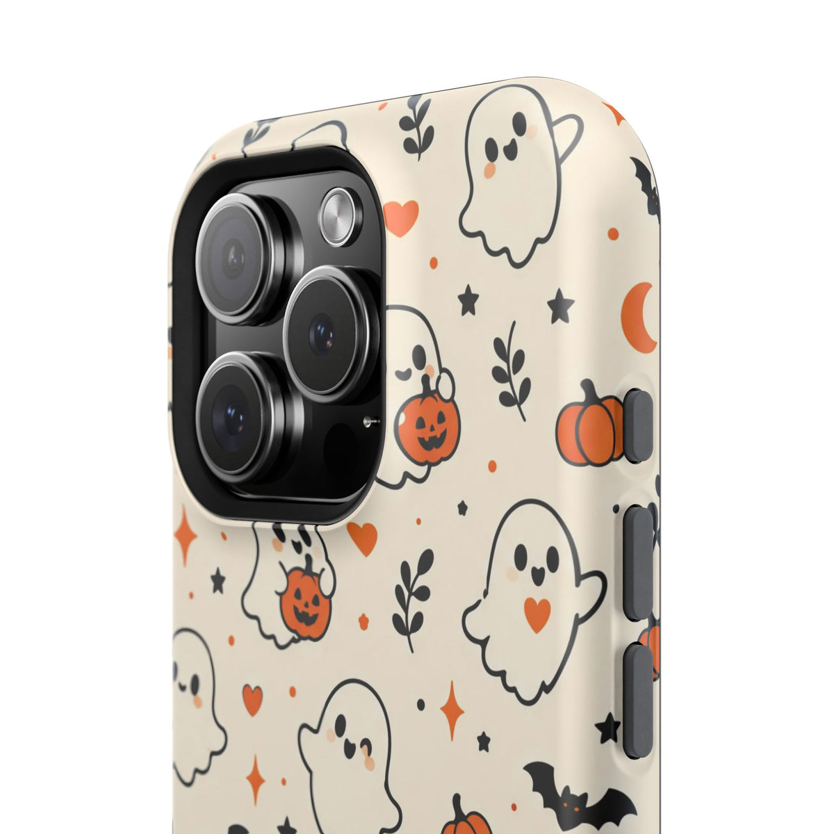 Cute ghost MagSafe iPhone case in cream — view 26