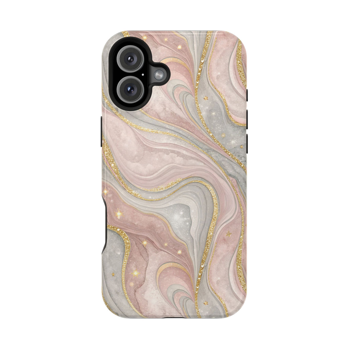 Rose quartz marble MagSafe iPhone case — view 16