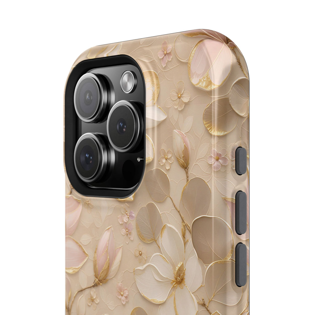 Gilded Magnolia Phone Case — MagSafe Compatible