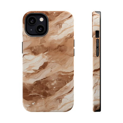 Caramel marble MagSafe iPhone case — view 9