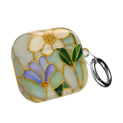 Stained Glass Floral AirPods Case