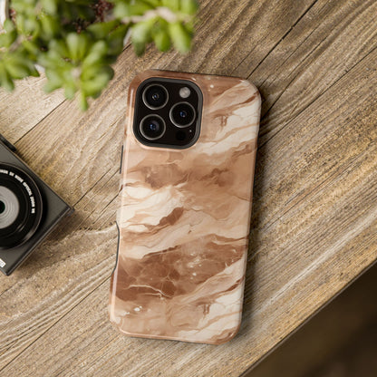Caramel marble MagSafe iPhone case — view 39