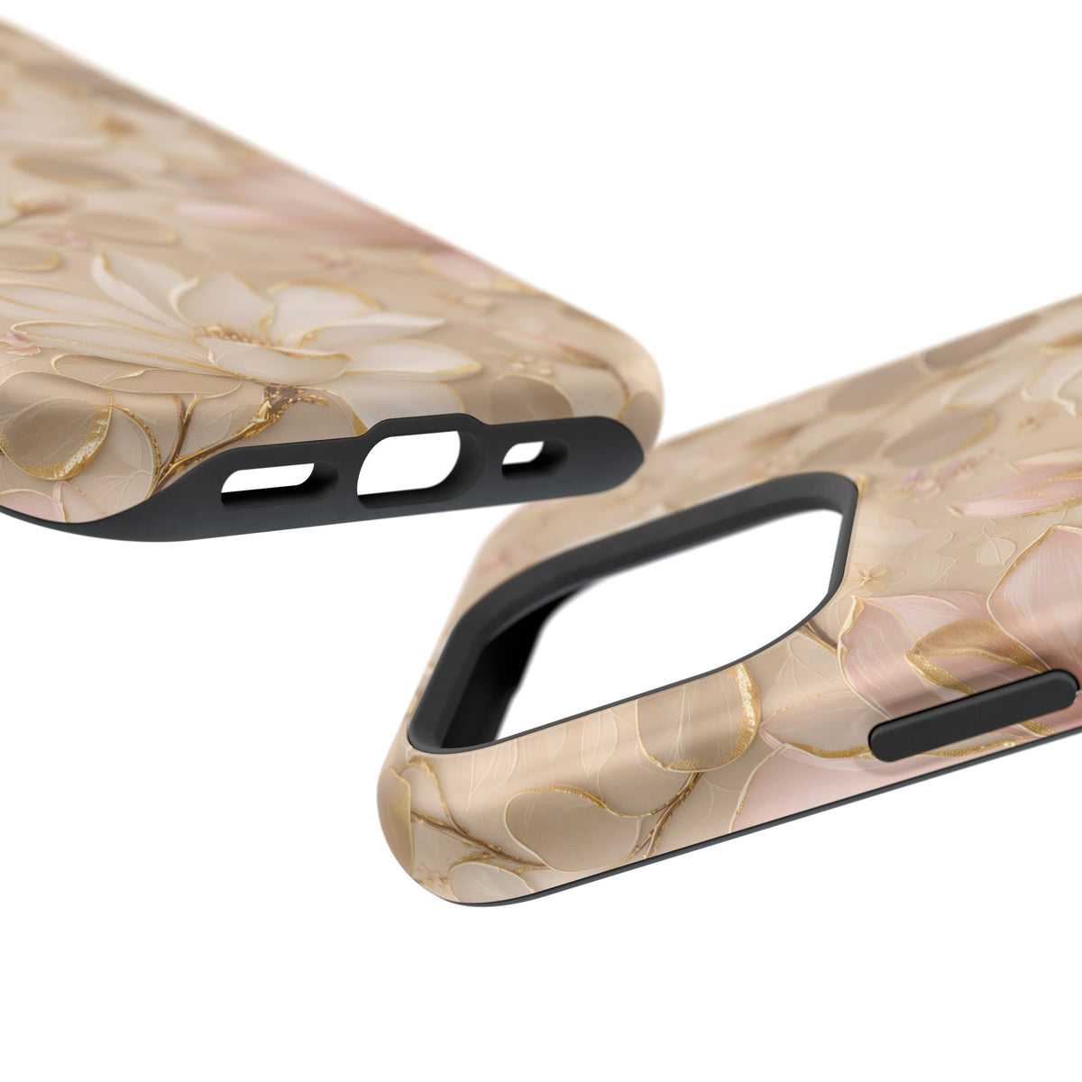 Gilded Magnolia Phone Case — MagSafe Compatible