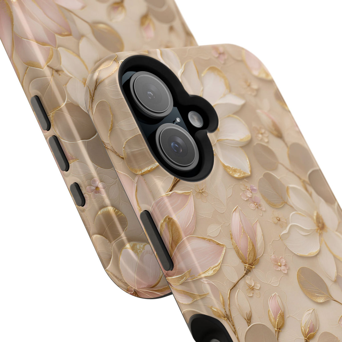 Gilded Magnolia Phone Case — MagSafe Compatible