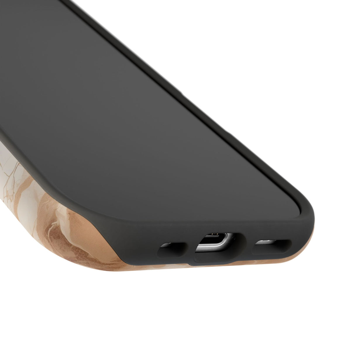 Caramel marble MagSafe iPhone case — view 27