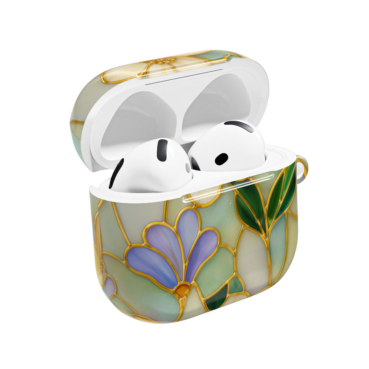 Stained Glass Floral AirPods Case