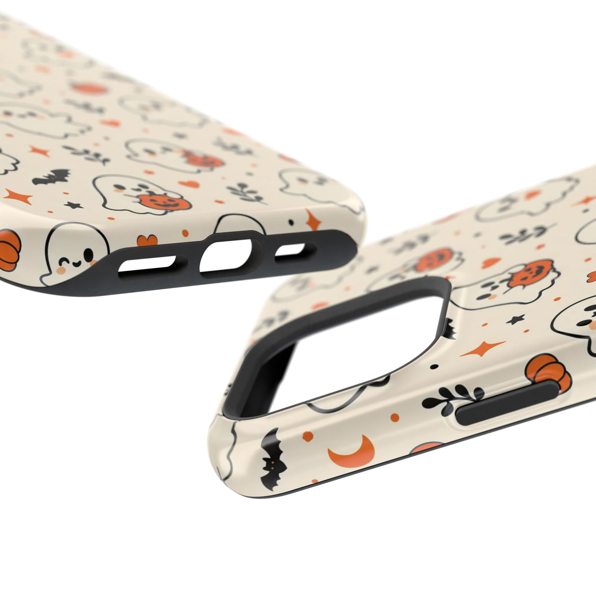 Cute ghost MagSafe iPhone case in cream — view 35