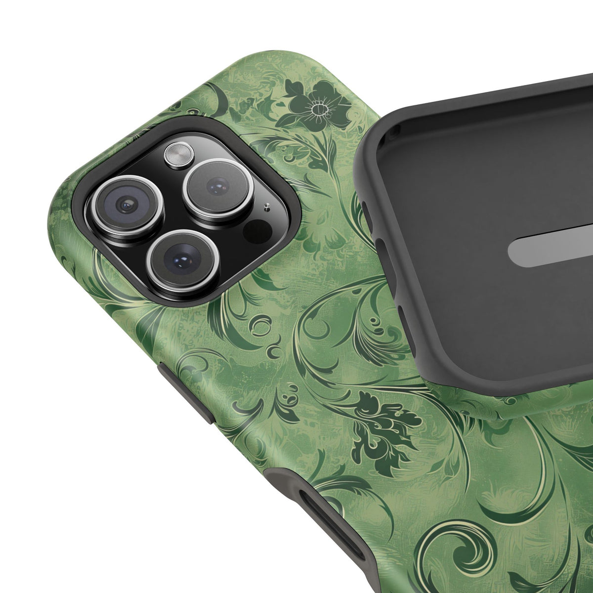 Moss Damask Phone Case — MagSafe Compatible