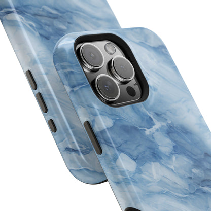 Blue marble MagSafe iPhone case — view 34