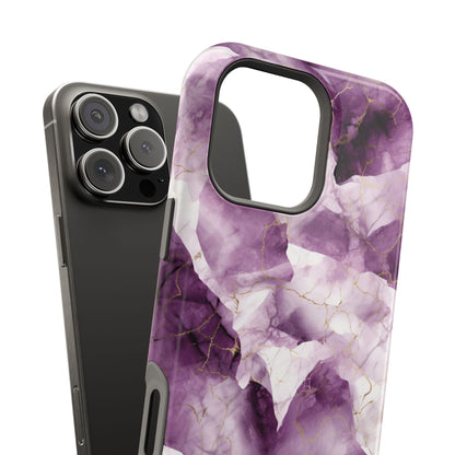 Amethyst marble MagSafe iPhone case — view 8