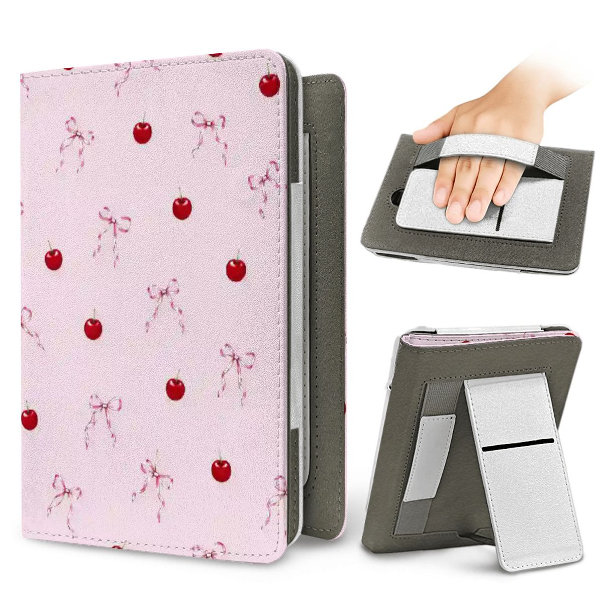 Cherries & Bows Kindle case for Kindle Paperwhite, view 2