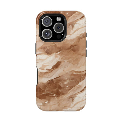 Caramel marble MagSafe iPhone case — view 3
