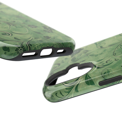 Moss Damask Phone Case — MagSafe Compatible