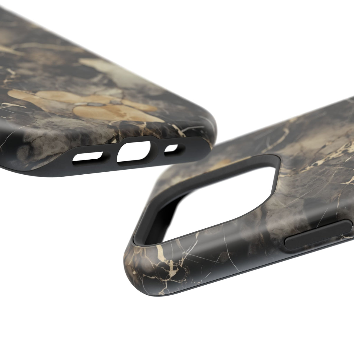 Black and gold marble MagSafe iPhone case — view 4