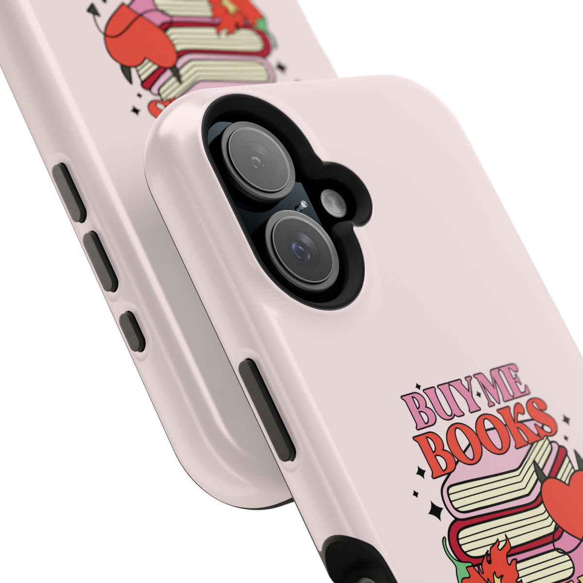 Book Stack Sticker MagSafe case in matte finish