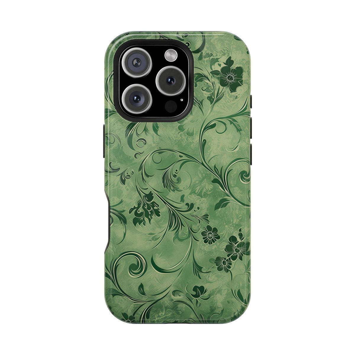 Moss Damask Phone Case — MagSafe Compatible