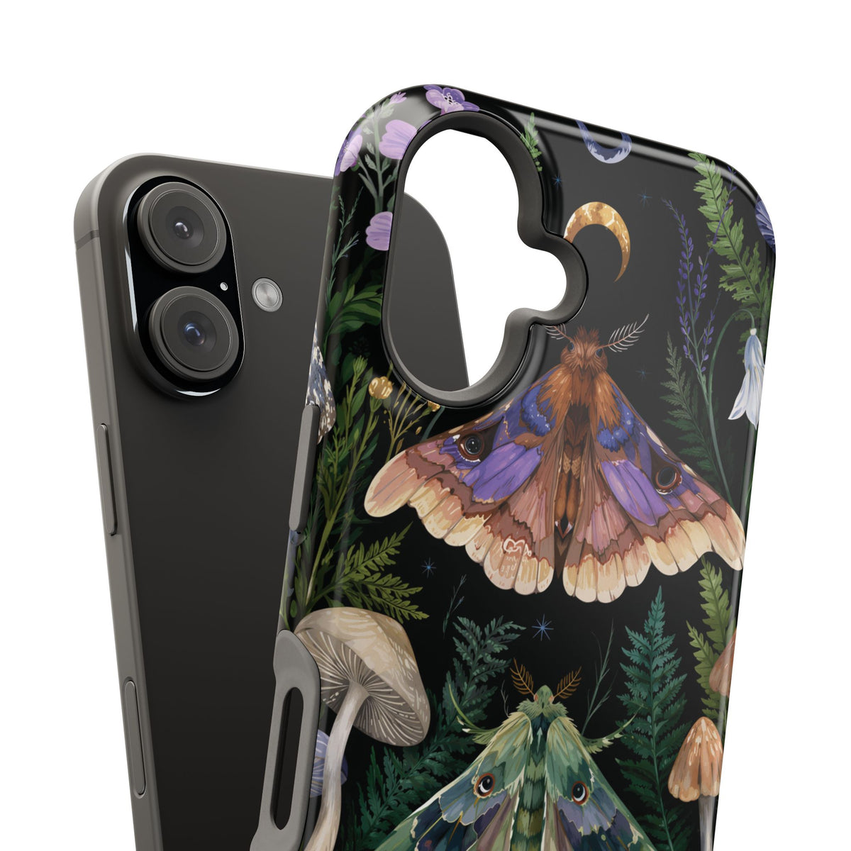 Forest Witch Moth Phone Case — MagSafe Compatible
