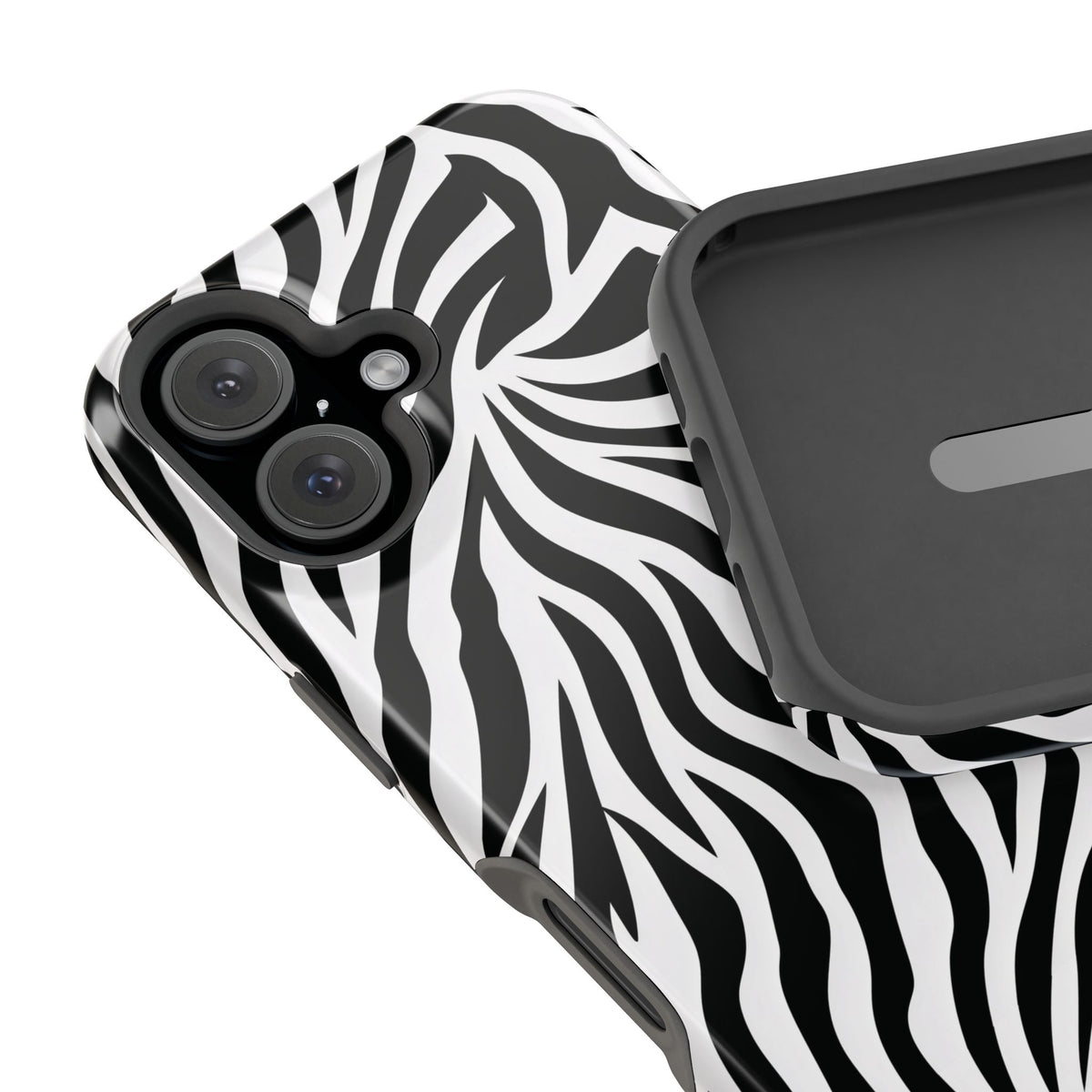 Zebra Stripe Phone Case — MagSafe Compatible