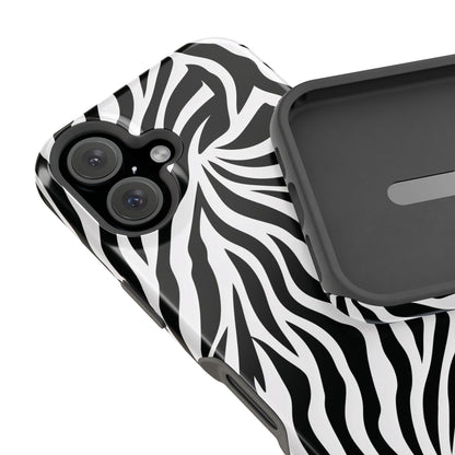 Zebra Stripe Phone Case — MagSafe Compatible