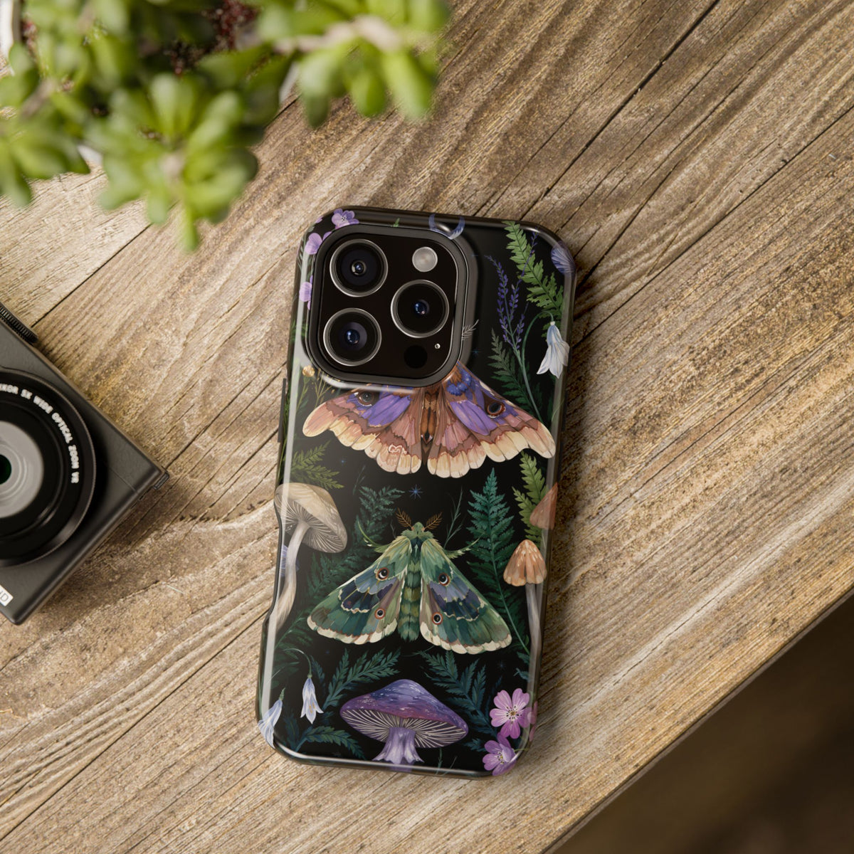 Forest Witch Moth Phone Case — MagSafe Compatible