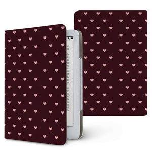Pink Hearts Kindle Case