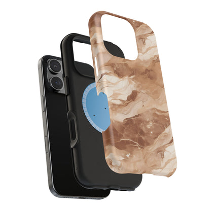 Caramel marble MagSafe iPhone case — view 31