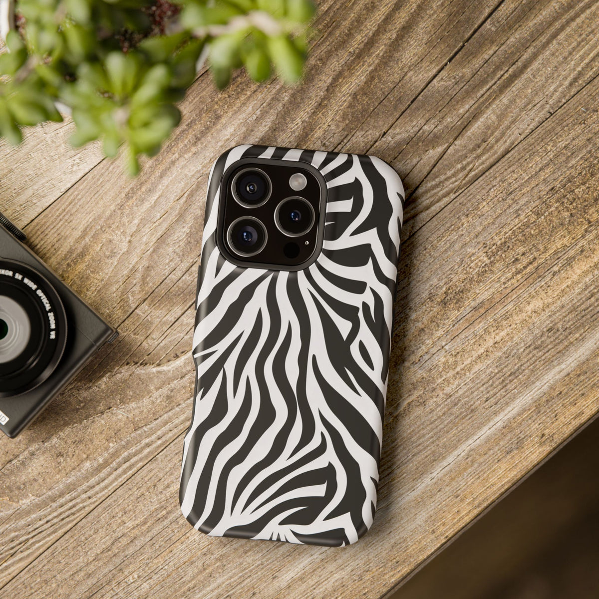 Zebra Stripe Phone Case — MagSafe Compatible